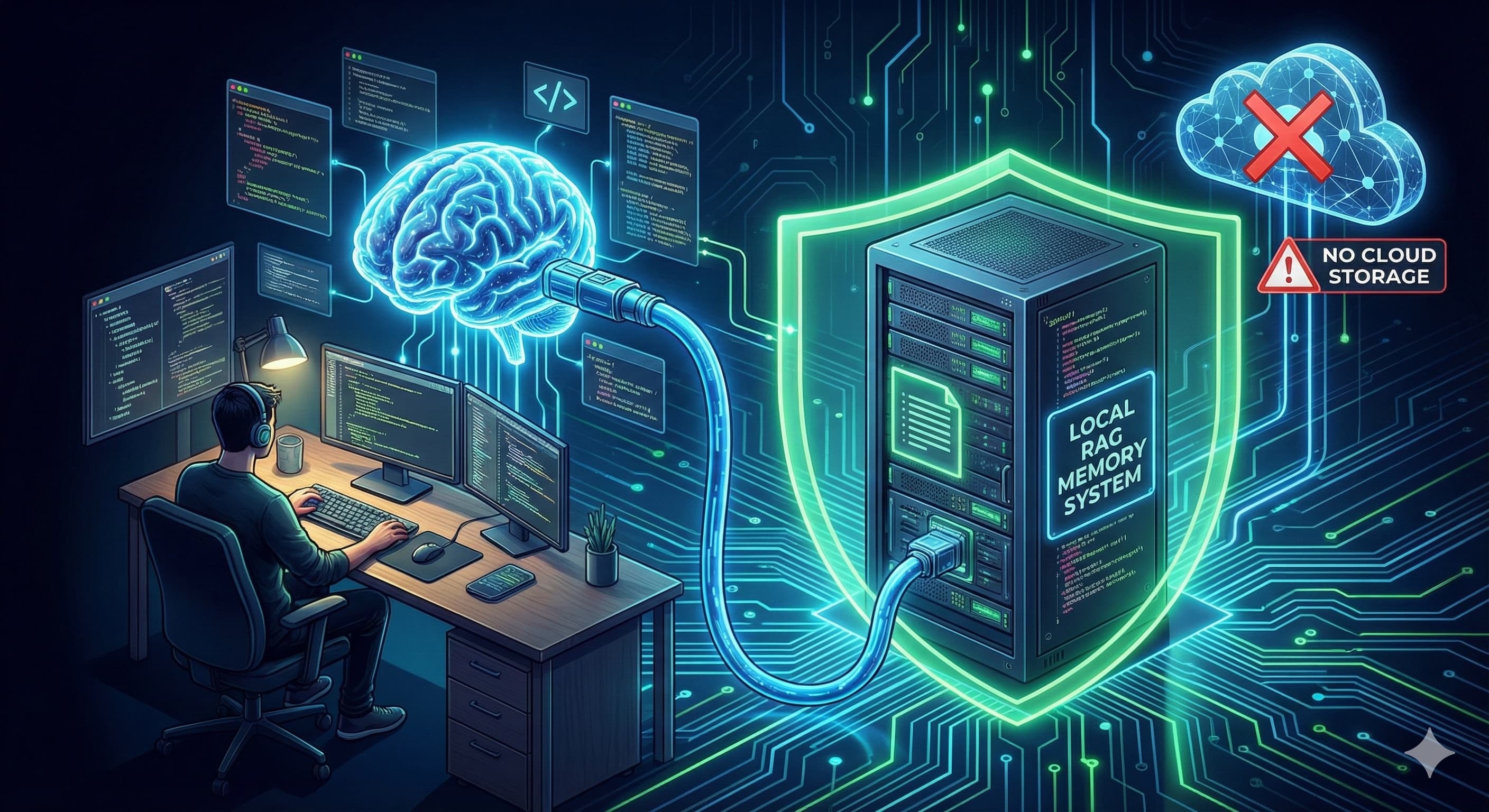 Stop Repeating Yourself to AI: How I Built a Local RAG System for Coding Assistants