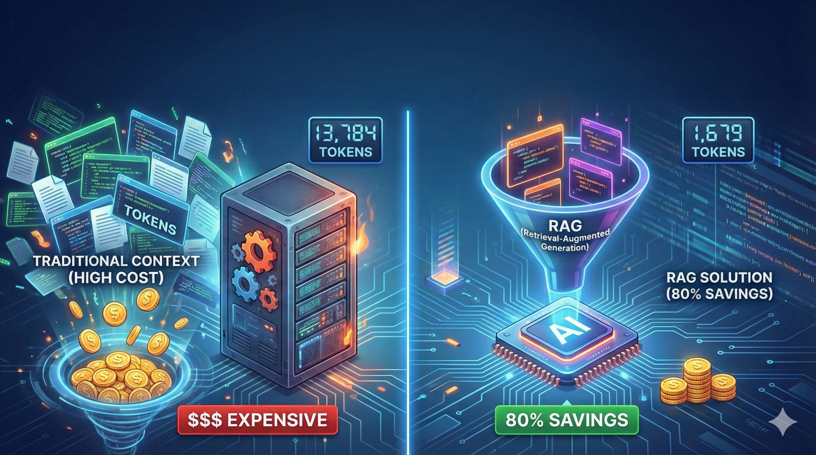 How RAG Can Cut Your AI Coding Costs by 80%