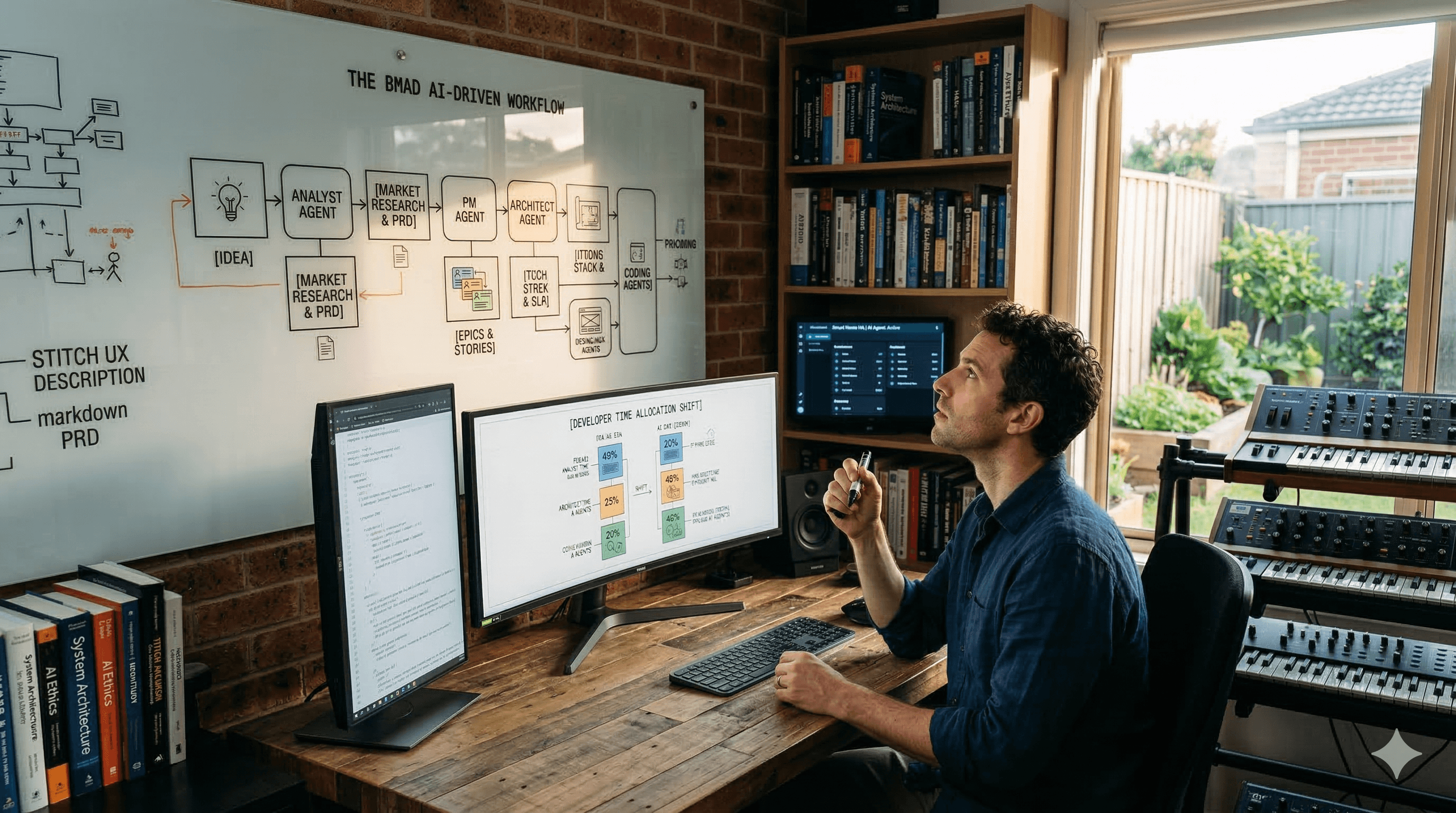 What is a Developer When We Use Coding Agents? My 1-Day BMAD Experiment